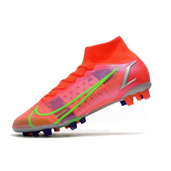 Nike Mercurial Superfly Elite AG PRO Spectrum Rojo Plata